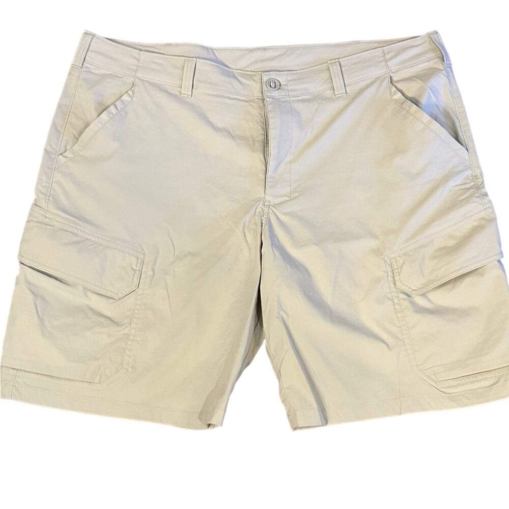 Under Armour Mens 36 Khaki Rip Stop Cargo Shorts